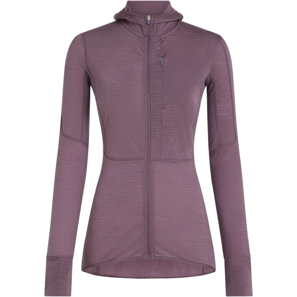 Icebreaker Damen 300 RealFleece Descender Hoodie Jacke