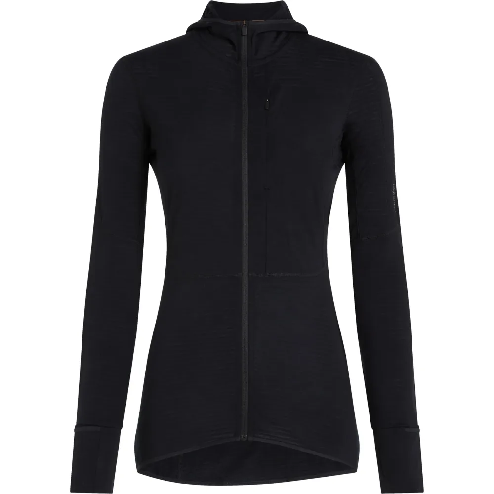 Icebreaker Damen 300 RealFleece Descender Hoodie Jacke