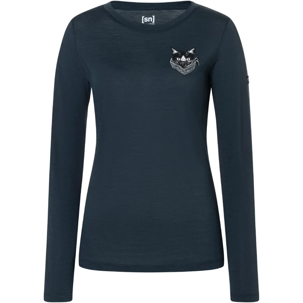 Super.Natural Damen Bandito Cat Longsleeve