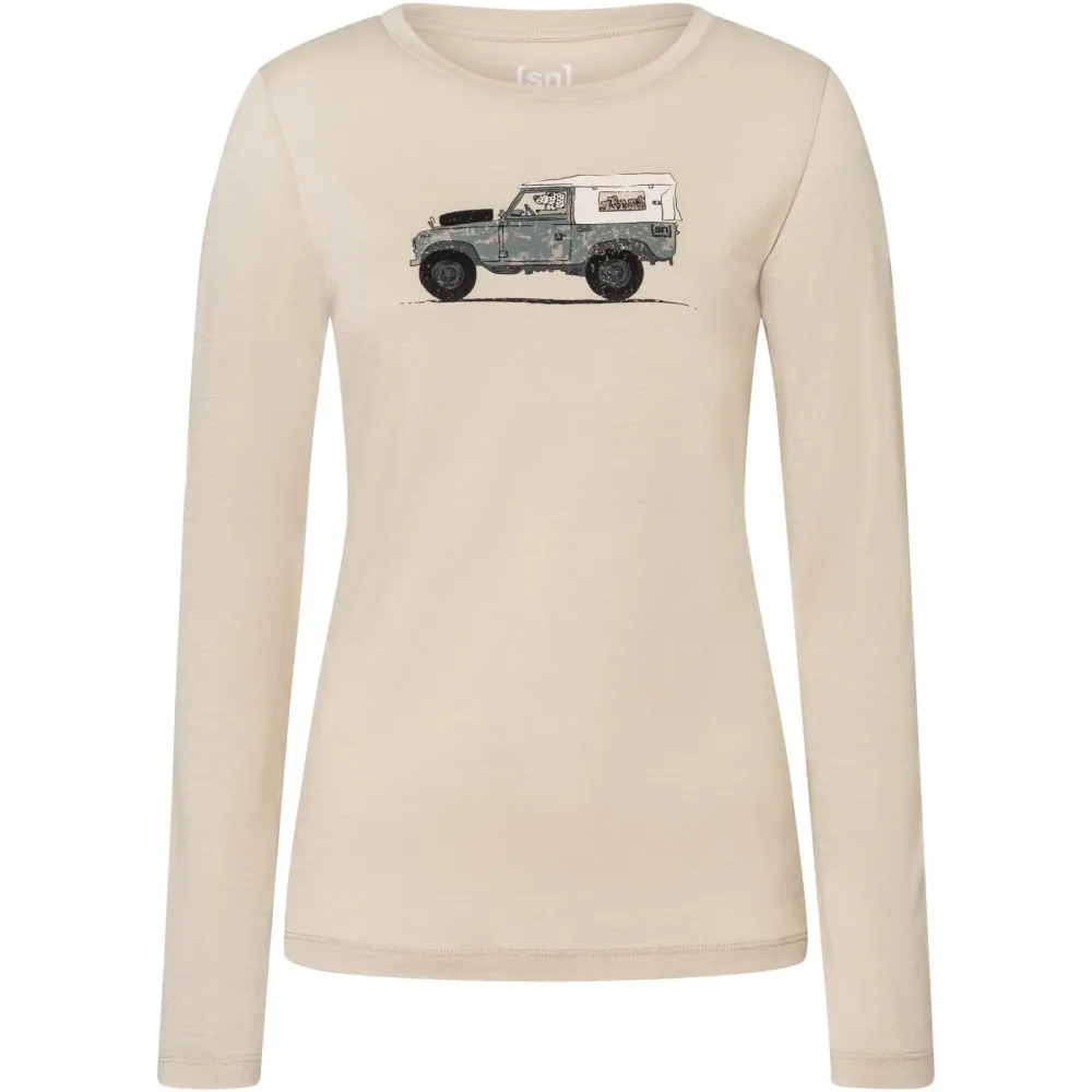 Super.Natural Damen Dog Excursion Longsleeve