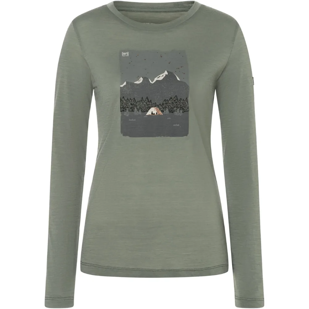 Super.Natural Damen Outdoor Night Longsleeve
