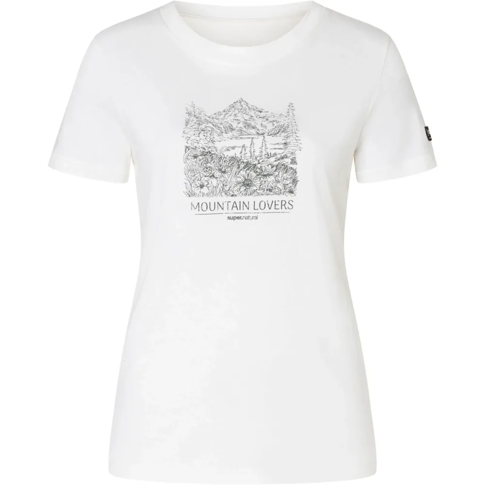 Super.Natural Damen Mountain Lovers Bio C T-Shirt