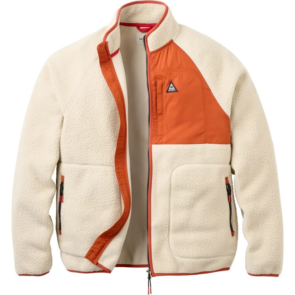 Passenger Herren Offgrid Sherpa Fleece Jacke