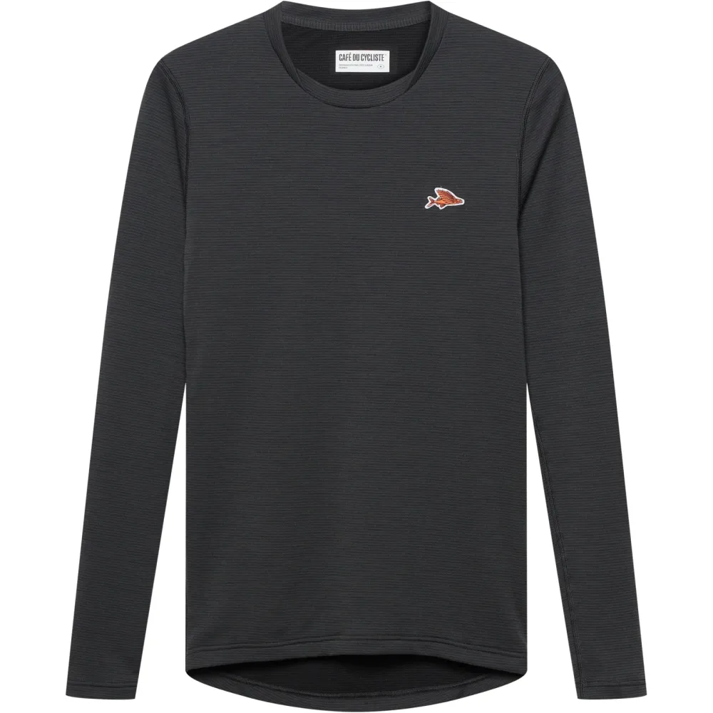 Café Du Cycliste Herren Judith Merino Base Layer Longsleeve