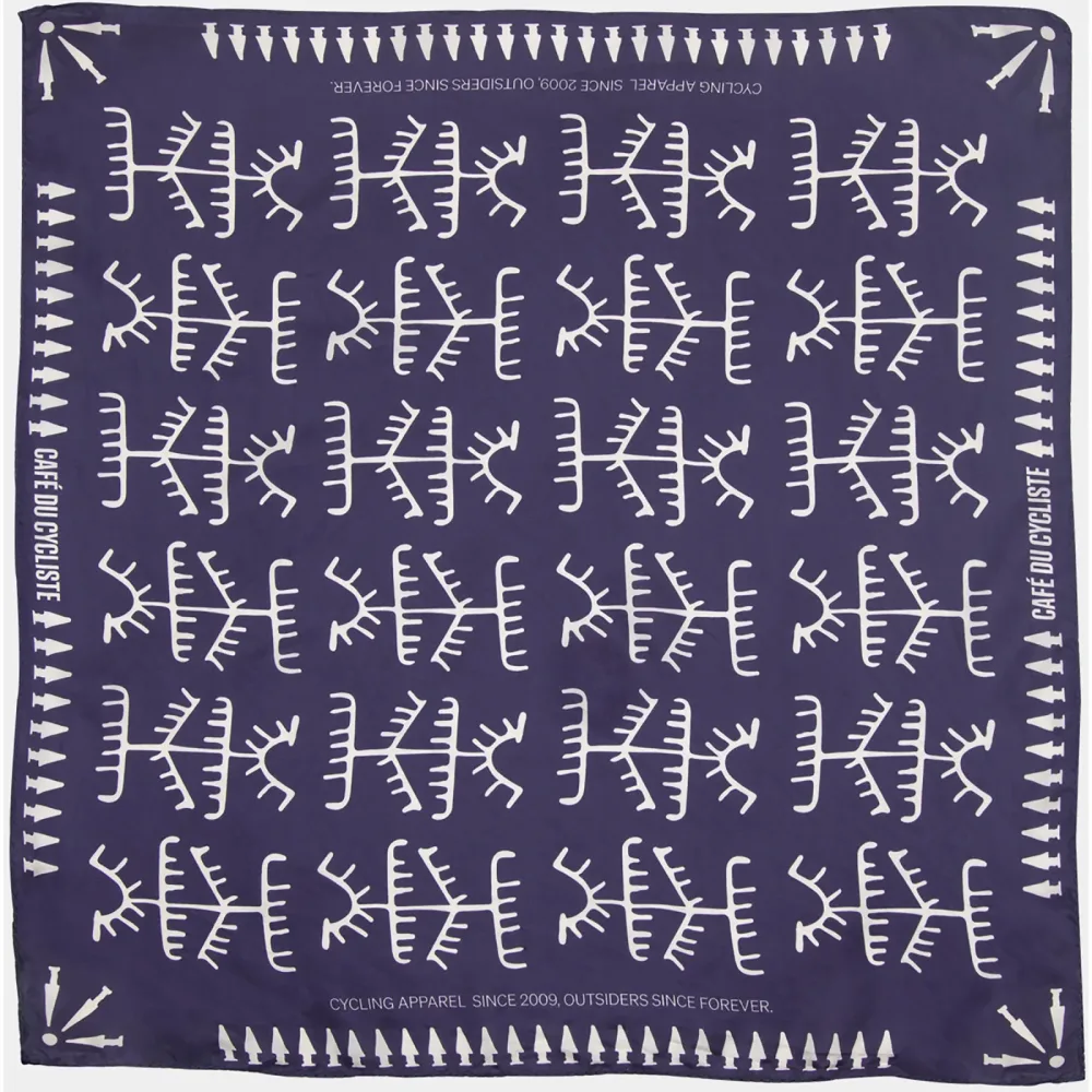 Café Du Cycliste Carre De Soie Silk Scarf