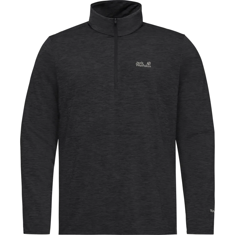 Jack Wolfskin Herren Trail Half Zip Longsleeve