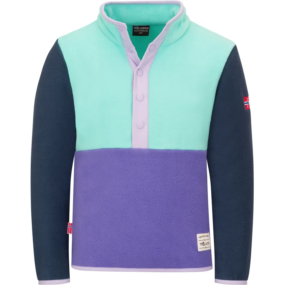 Trollkids Kinder Flekkefjord Half Zip Pullover