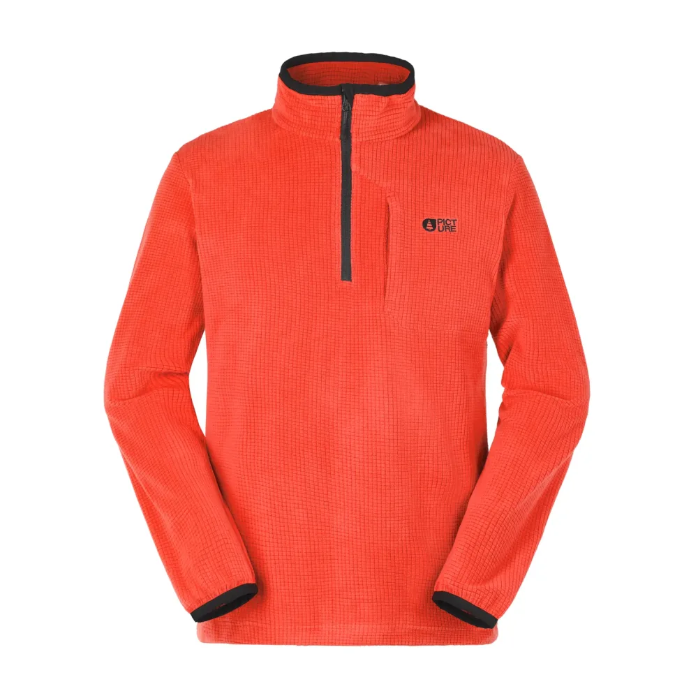 Picture Herren Weavy 1/4 Grid Fleece Pullover