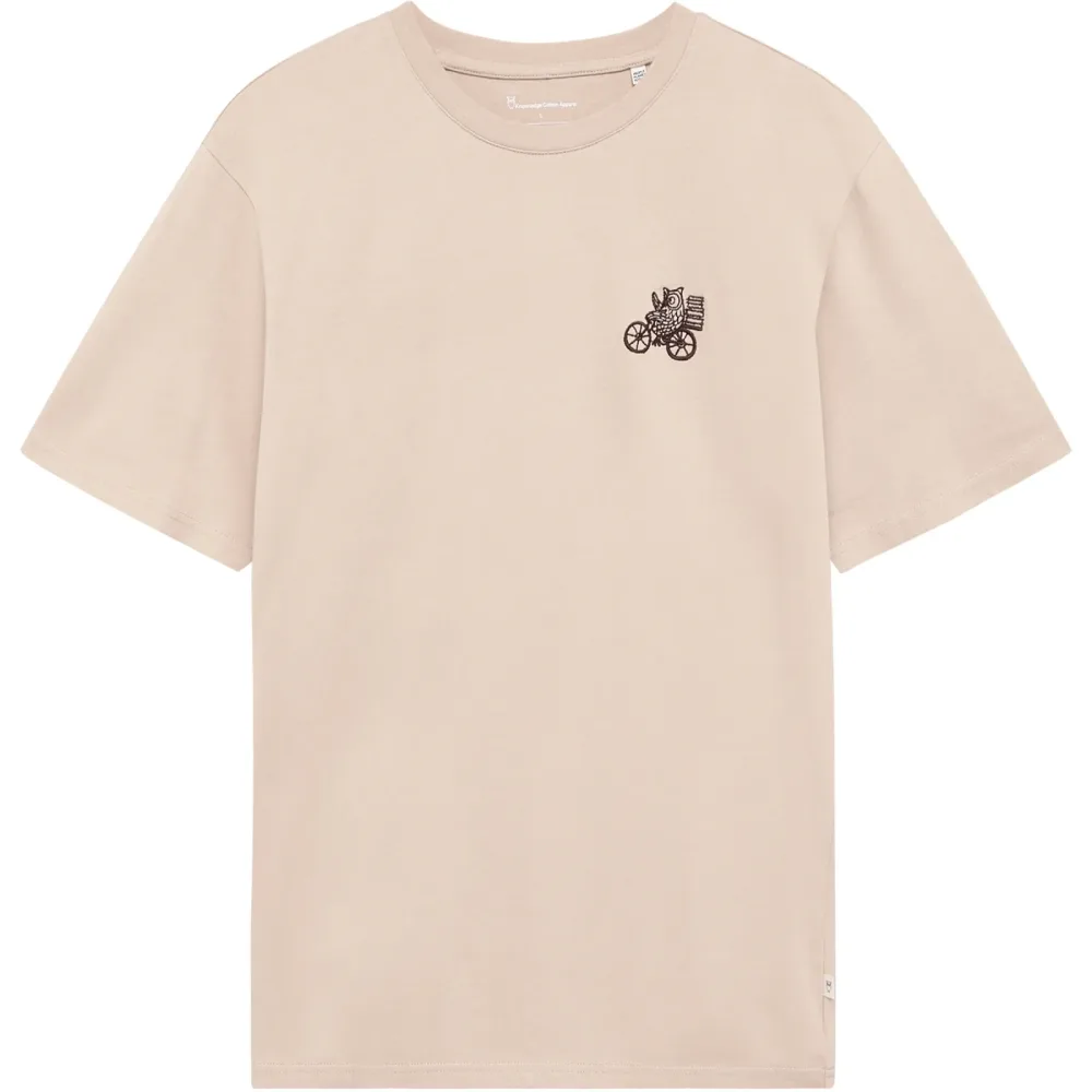 KnowledgeCotton Apparel Herren Chest Embroidery T-Shirt