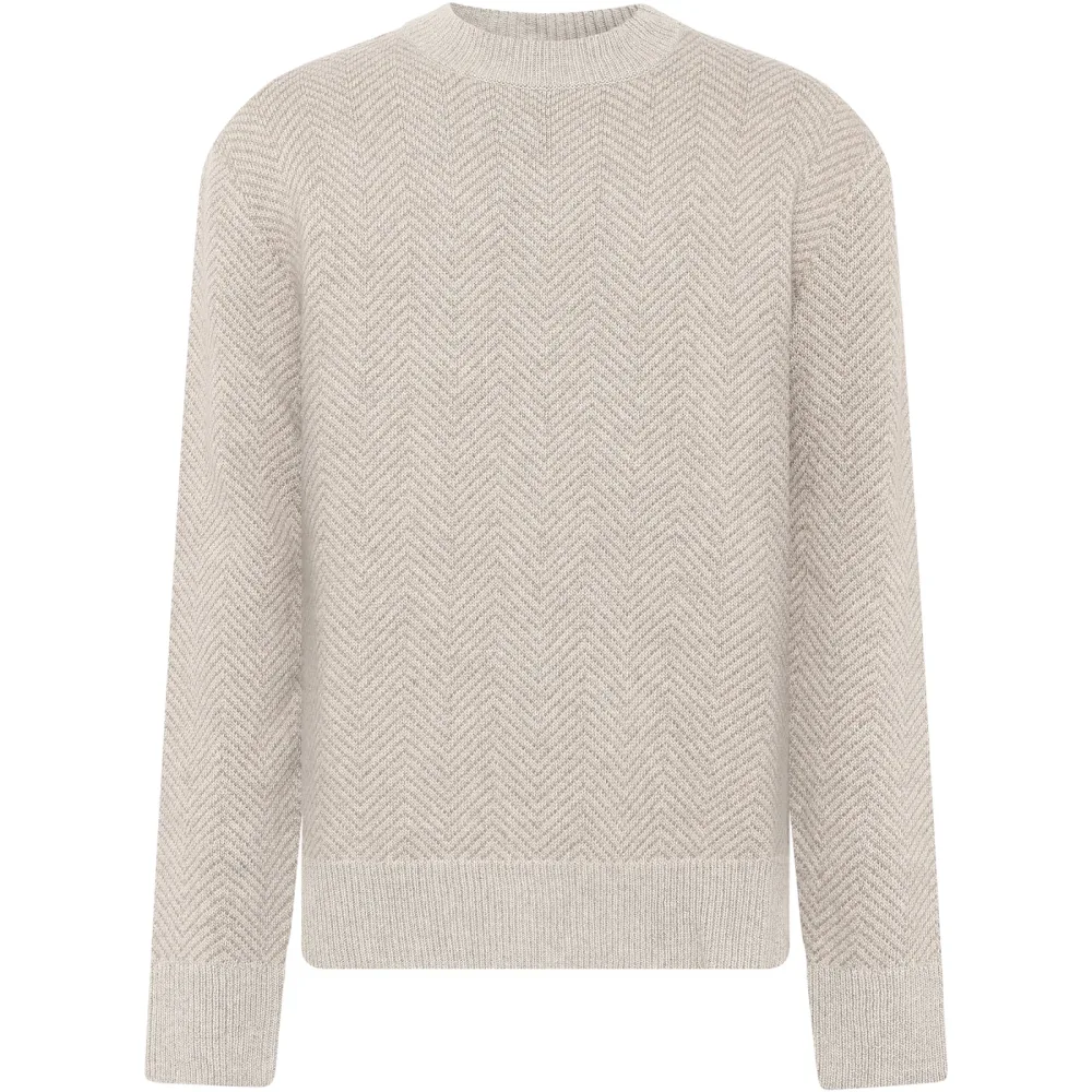KnowledgeCotton Apparel Herren Lambswool Jacquard Pullover