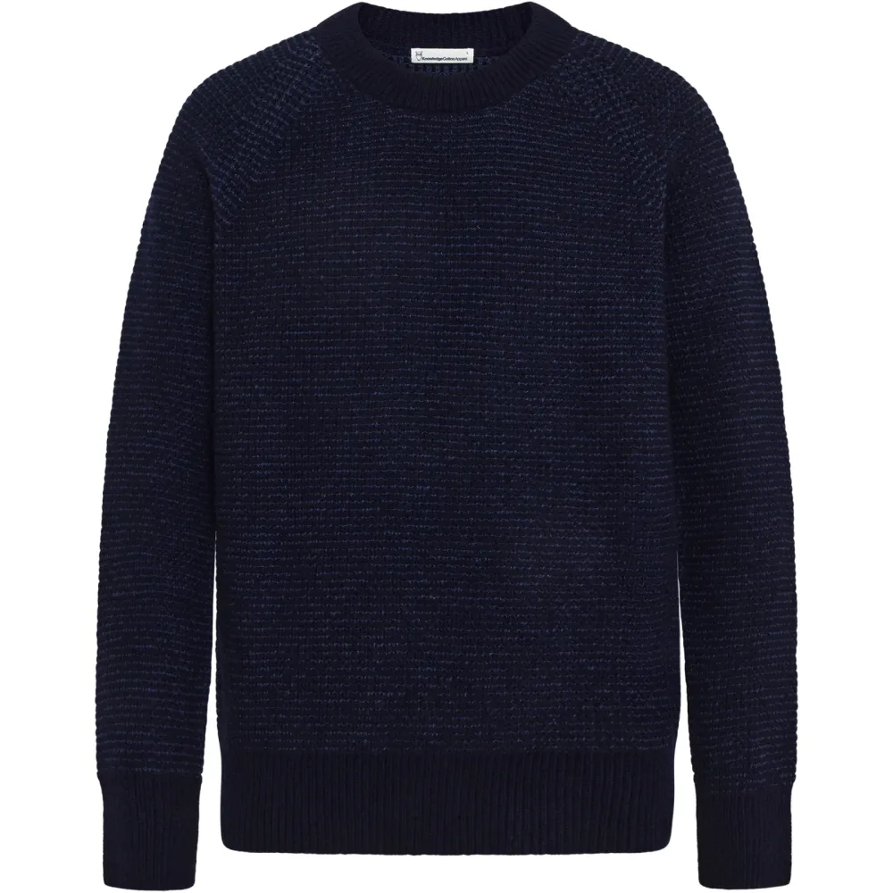 KnowledgeCotton Apparel Herren Lambswool Crew Neck Pullover