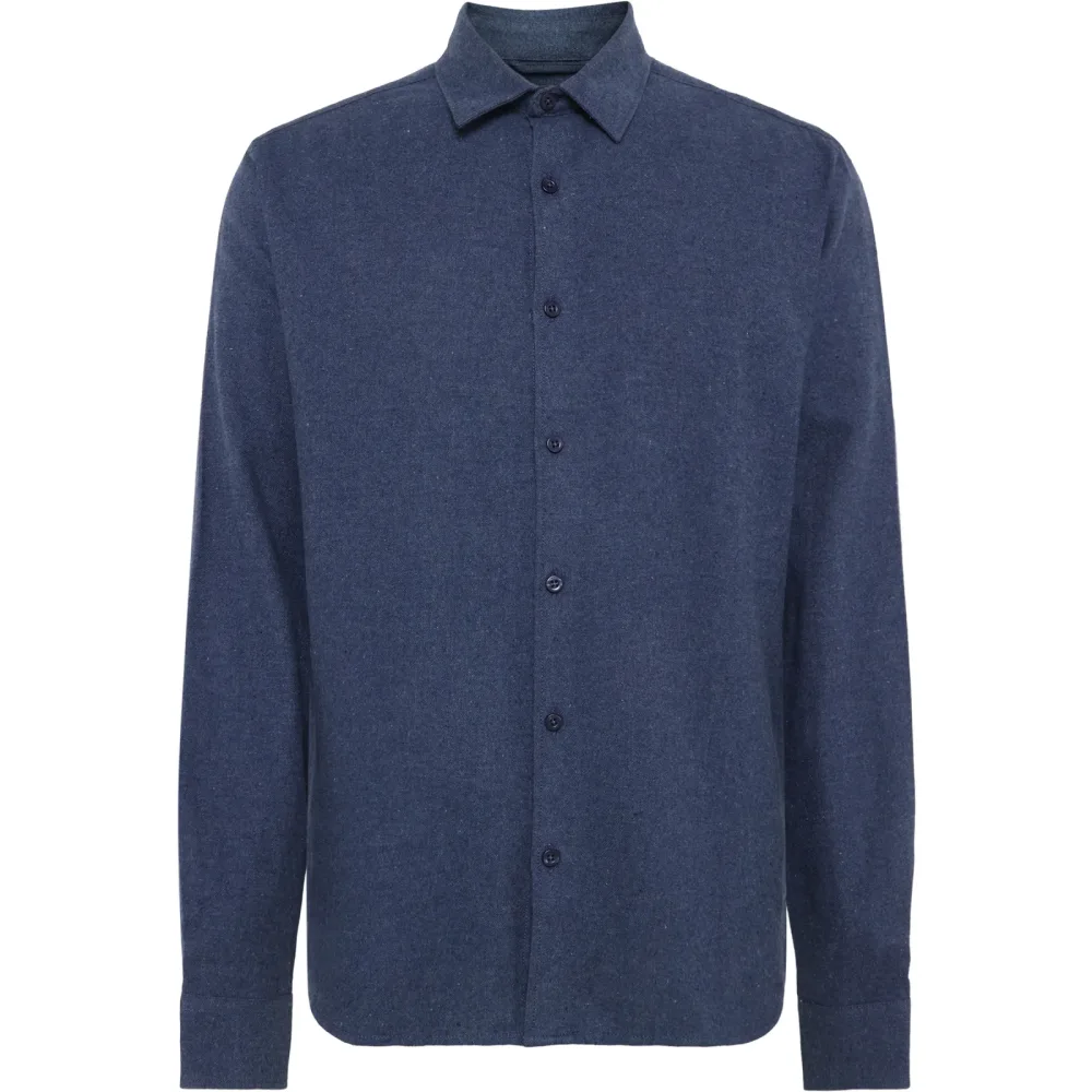 KnowledgeCotton Apparel Herren Dune Regular Flannel Hemd