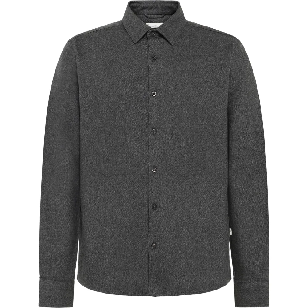 KnowledgeCotton Apparel Herren Dune Regular Flannel Hemd