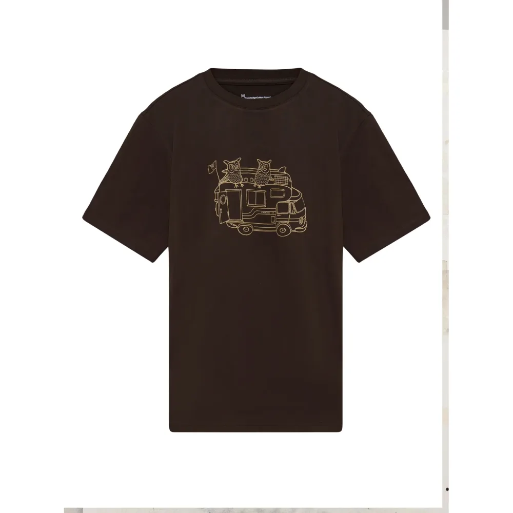 KnowledgeCotton Apparel Herren Front Print T-Shirt