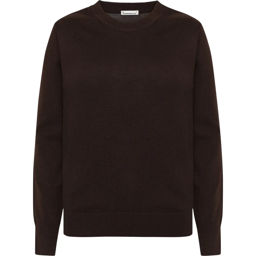 KnowledgeCotton Apparel Damen Merino Crew Neck Pullover