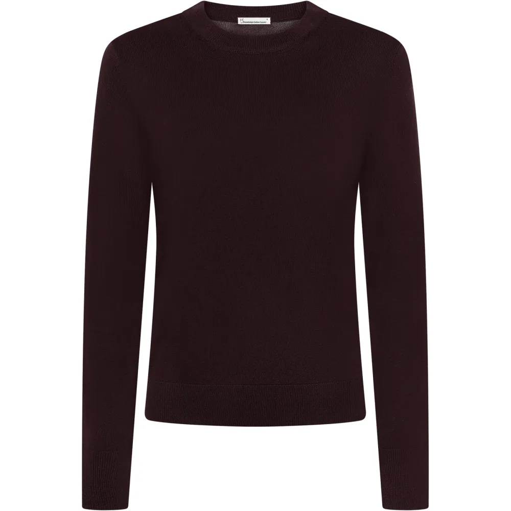 KnowledgeCotton Apparel Damen Merino Crew Neck Pullover