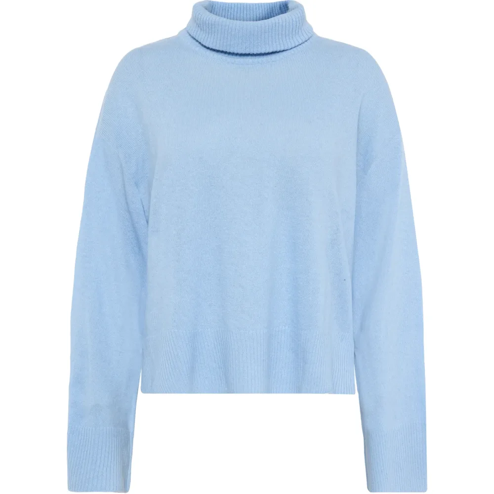 KnowledgeCotton Apparel Damen Lambswool High Neck Pullover