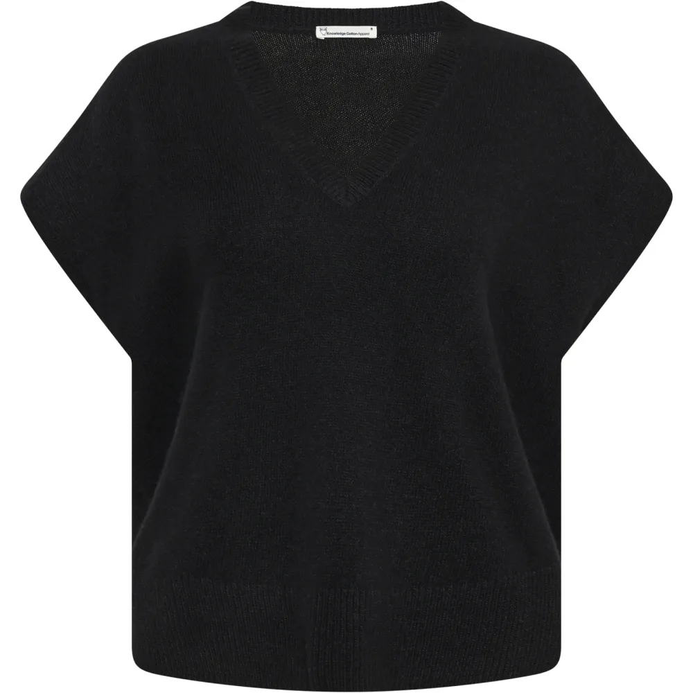 KnowledgeCotton Apparel Damen Lambswool Knit Vest Pullover