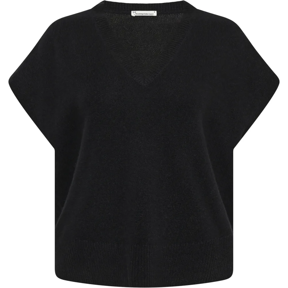 KnowledgeCotton Apparel Damen Lambswool Knit Vest Pullover