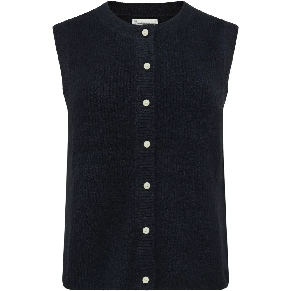 KnowledgeCotton Apparel Damen Soufflé Yarn Weste