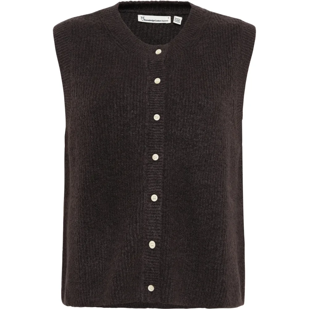KnowledgeCotton Apparel Damen Soufflé Yarn Weste