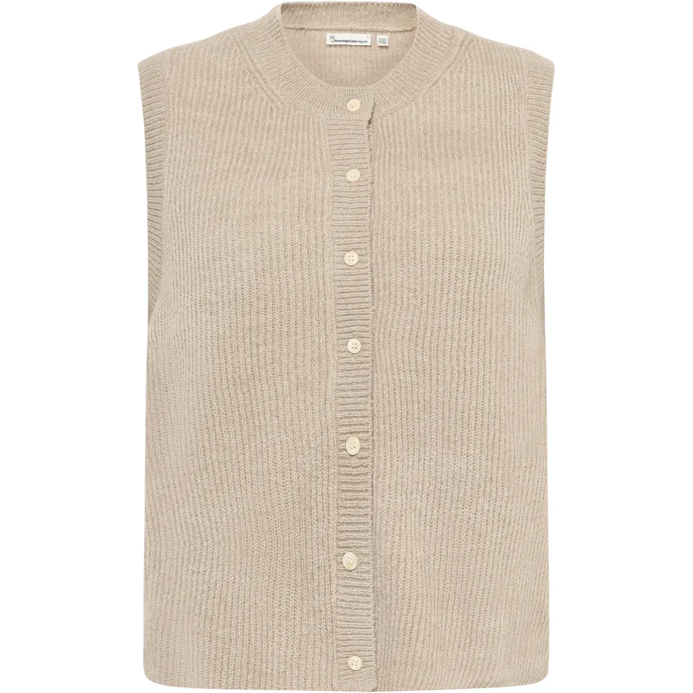 KnowledgeCotton Apparel Damen Soufflé Yarn Weste