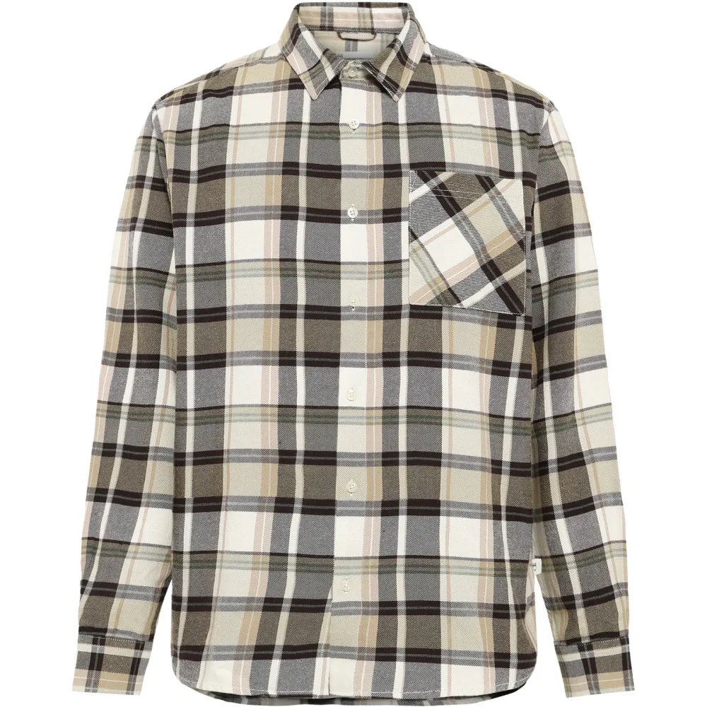 KnowledgeCotton Apparel Herren Checked Flannel Hemd