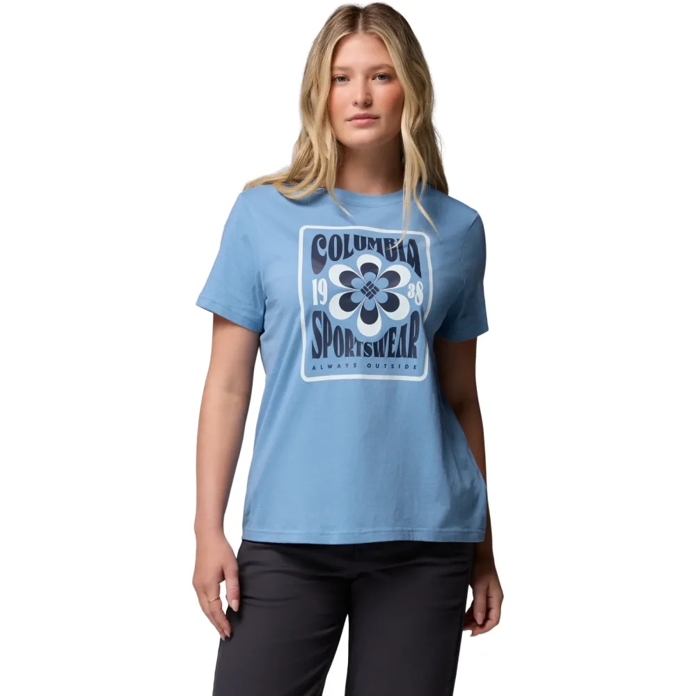 Columbia Damen Rolling Bend Seasonal Graphic T-Shirt