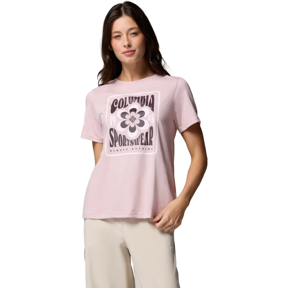 Columbia Damen Rolling Bend Seasonal Graphic T-Shirt