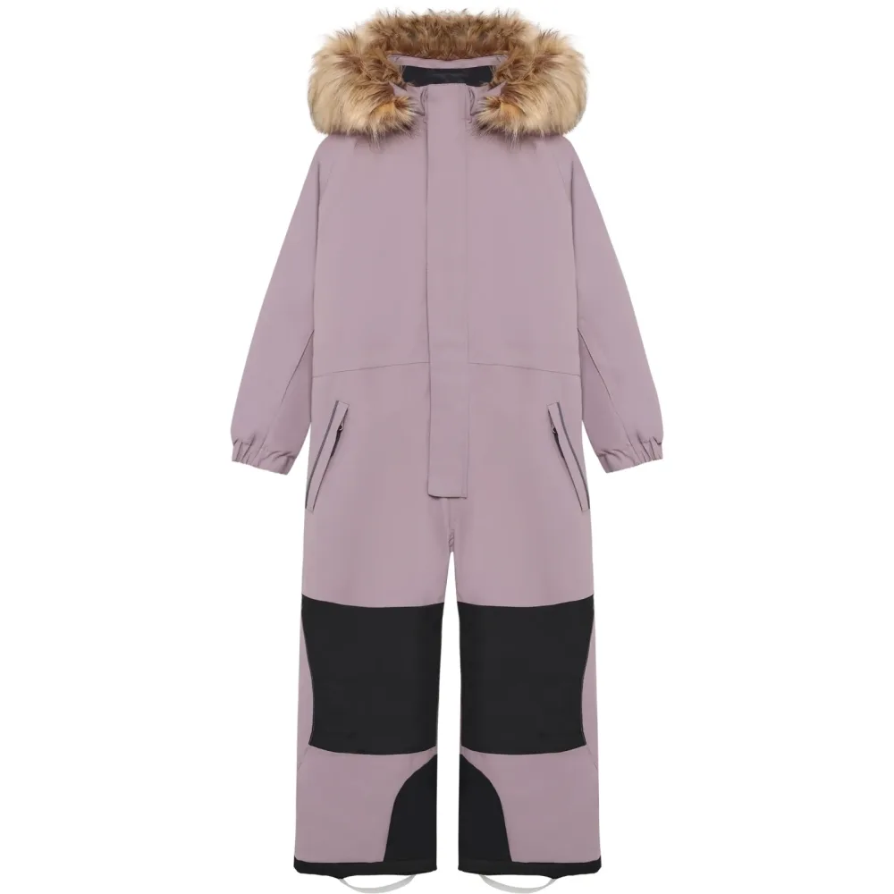 Color Kids Kinder Contrast & Fur Schneeanzug