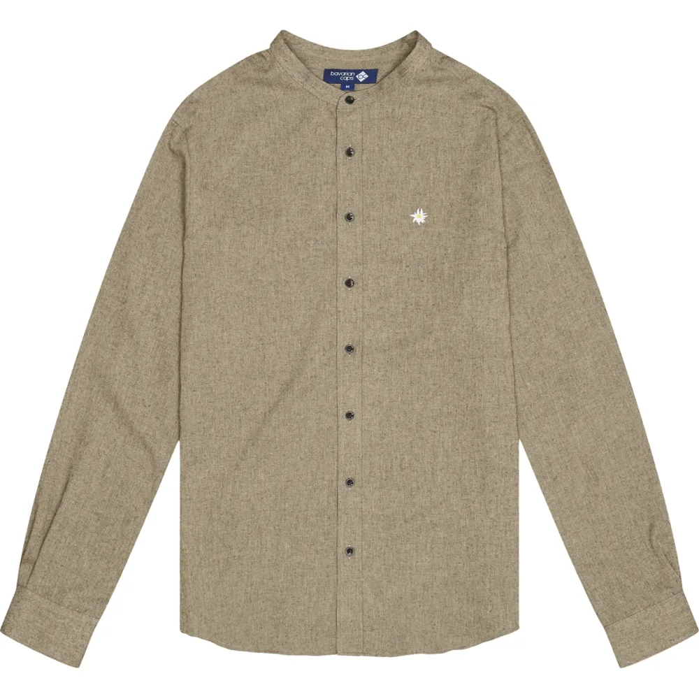 Bavarian Caps Herren Edelweiß Flanell Hemd