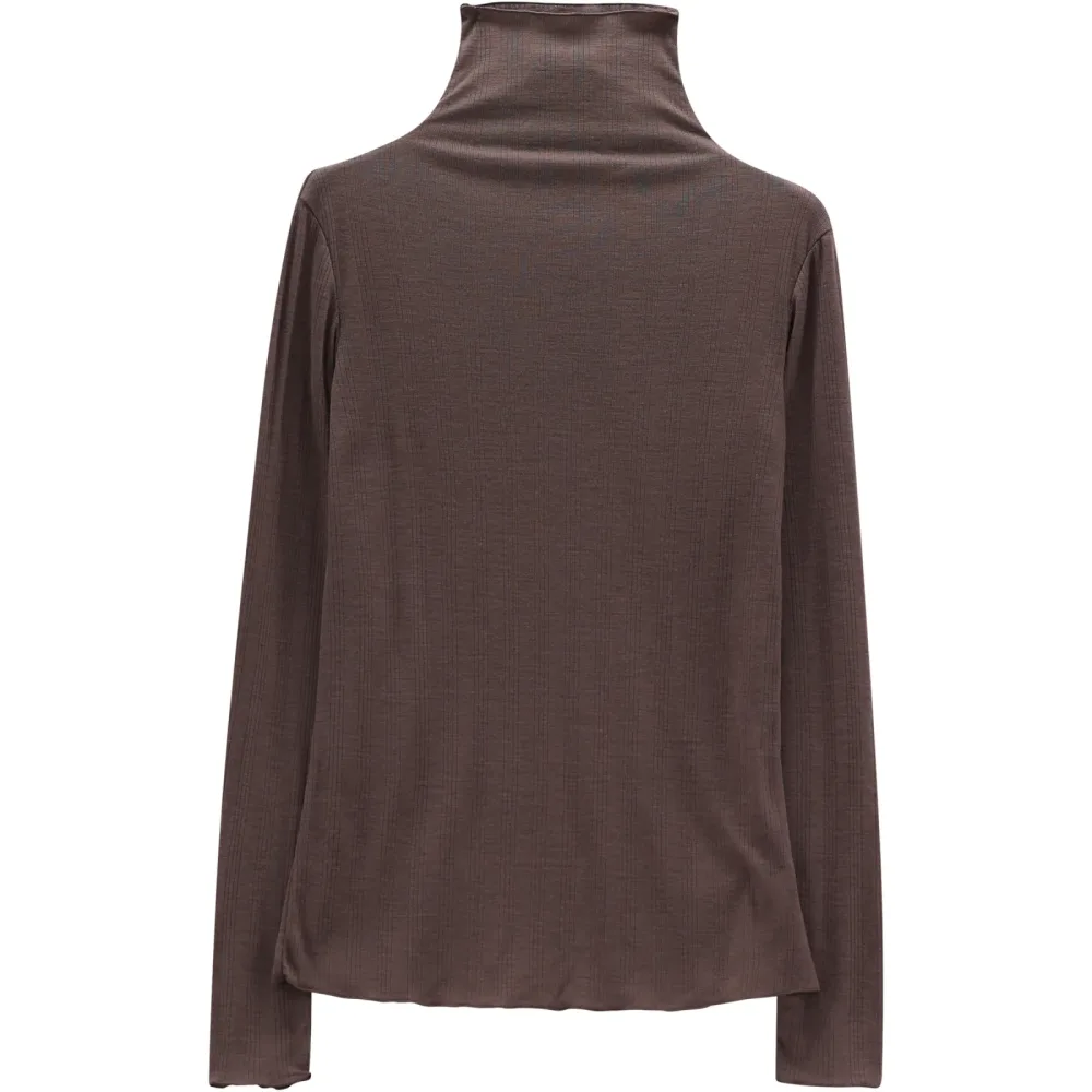 Jeanne Baret Damen Navarino Rib Turtle Longsleeve