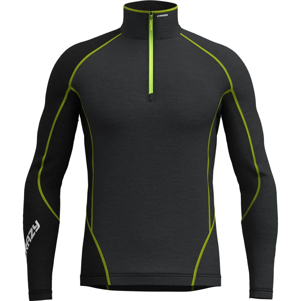 Crazy Herren Fahrenheit Zip Longsleeve