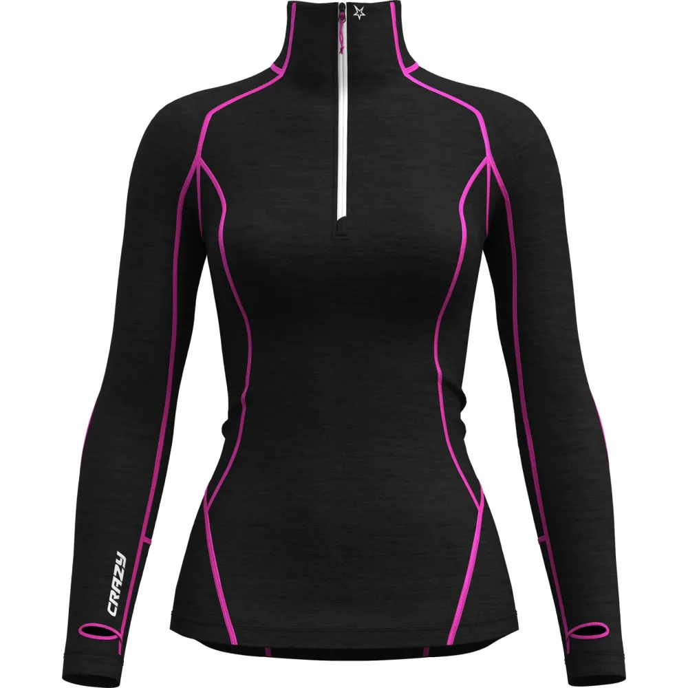 Crazy Damen Allure Zip Longsleeve