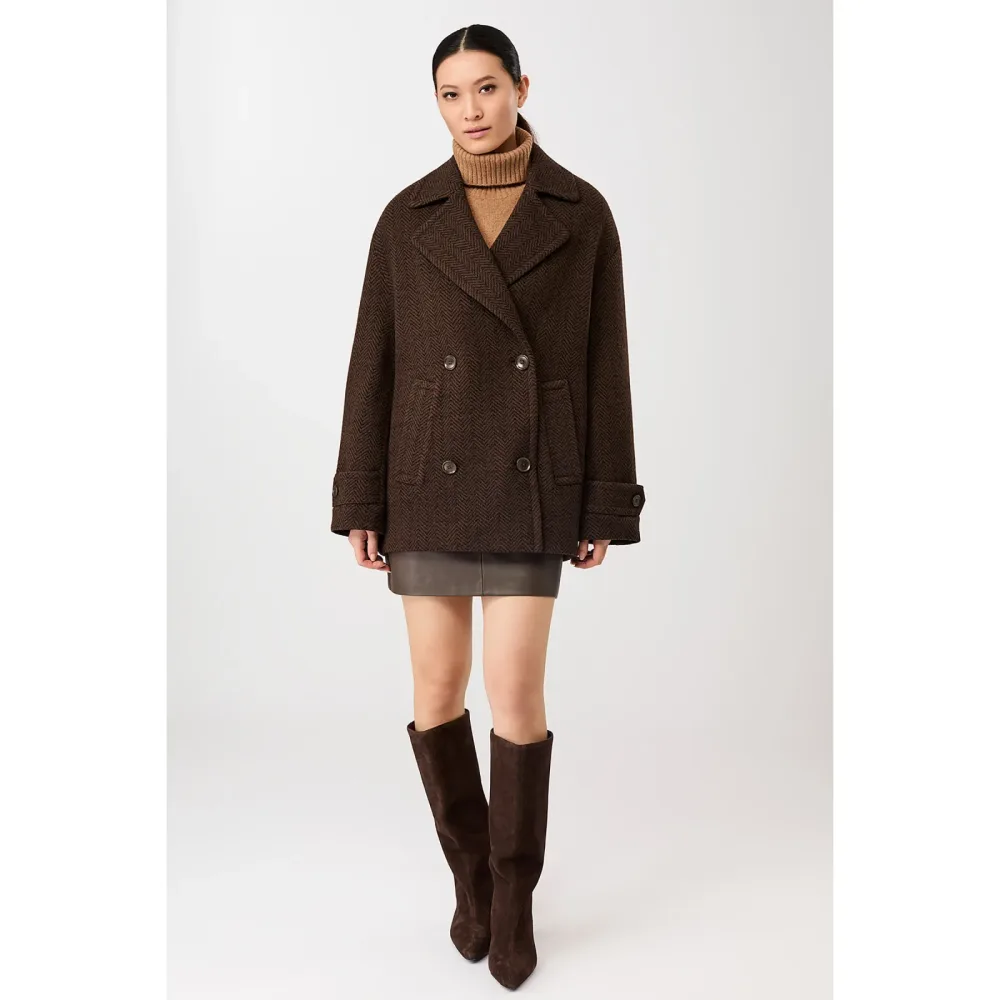 LangerChen Damen Cabanstyle Jacke
