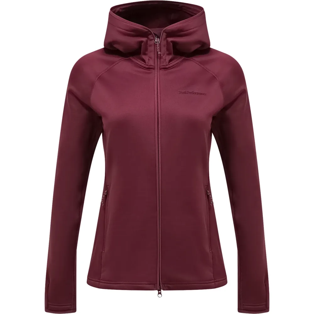Peak Performance Damen Midlayer Hoodie Jacke