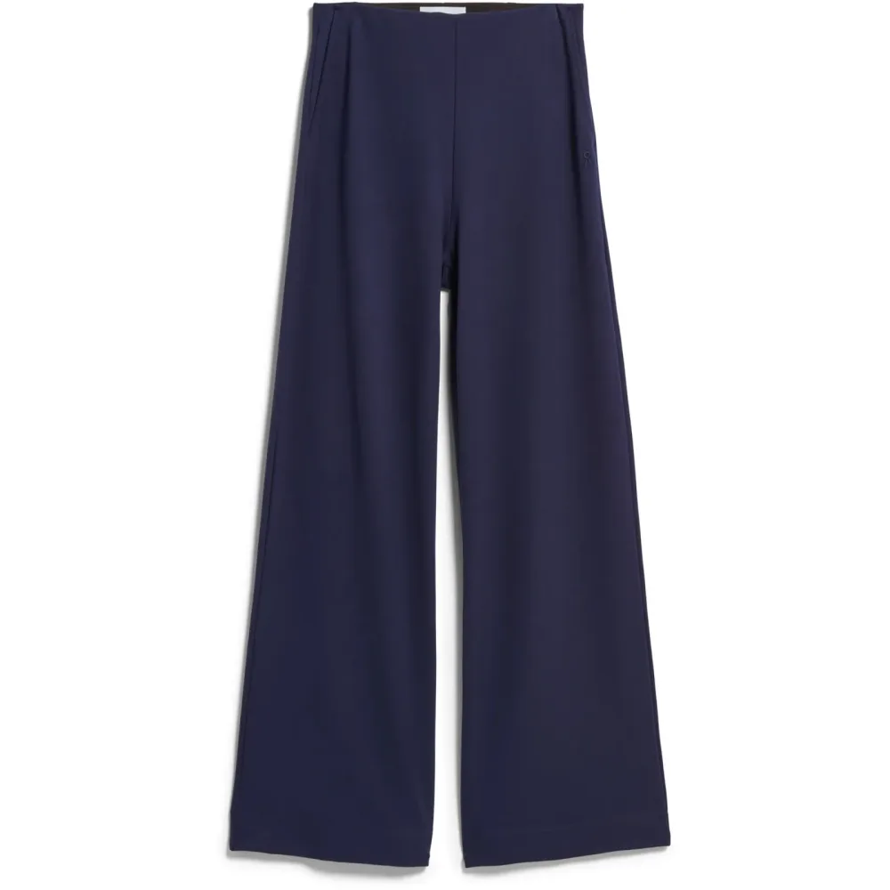 Armedangels Damen Basic Jersey Wide Leg Hose