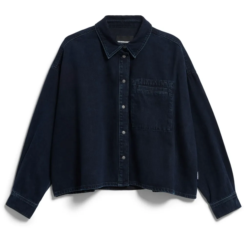 Armedangels Damen Nalaani Denim Bluse