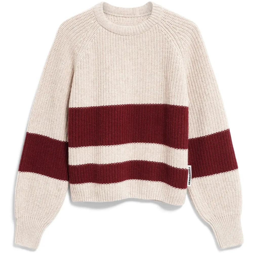 Armedangels Damen Rib Striped Knit Pullover