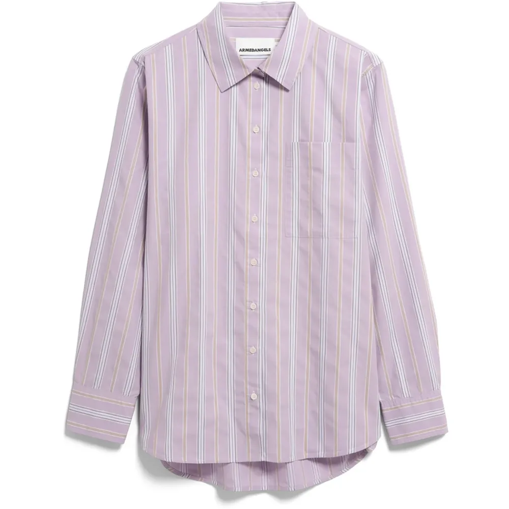 Armedangels Damen Stripe Loose Bluse