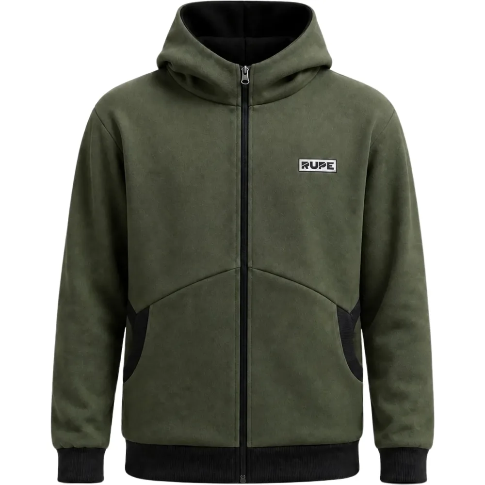 Rupe Crack Zip Hoodie