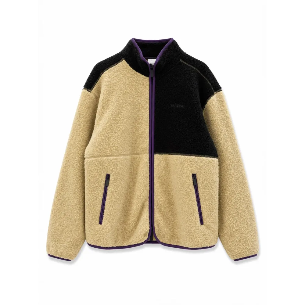 Mazine Herren Color Block Sherpa Jacke