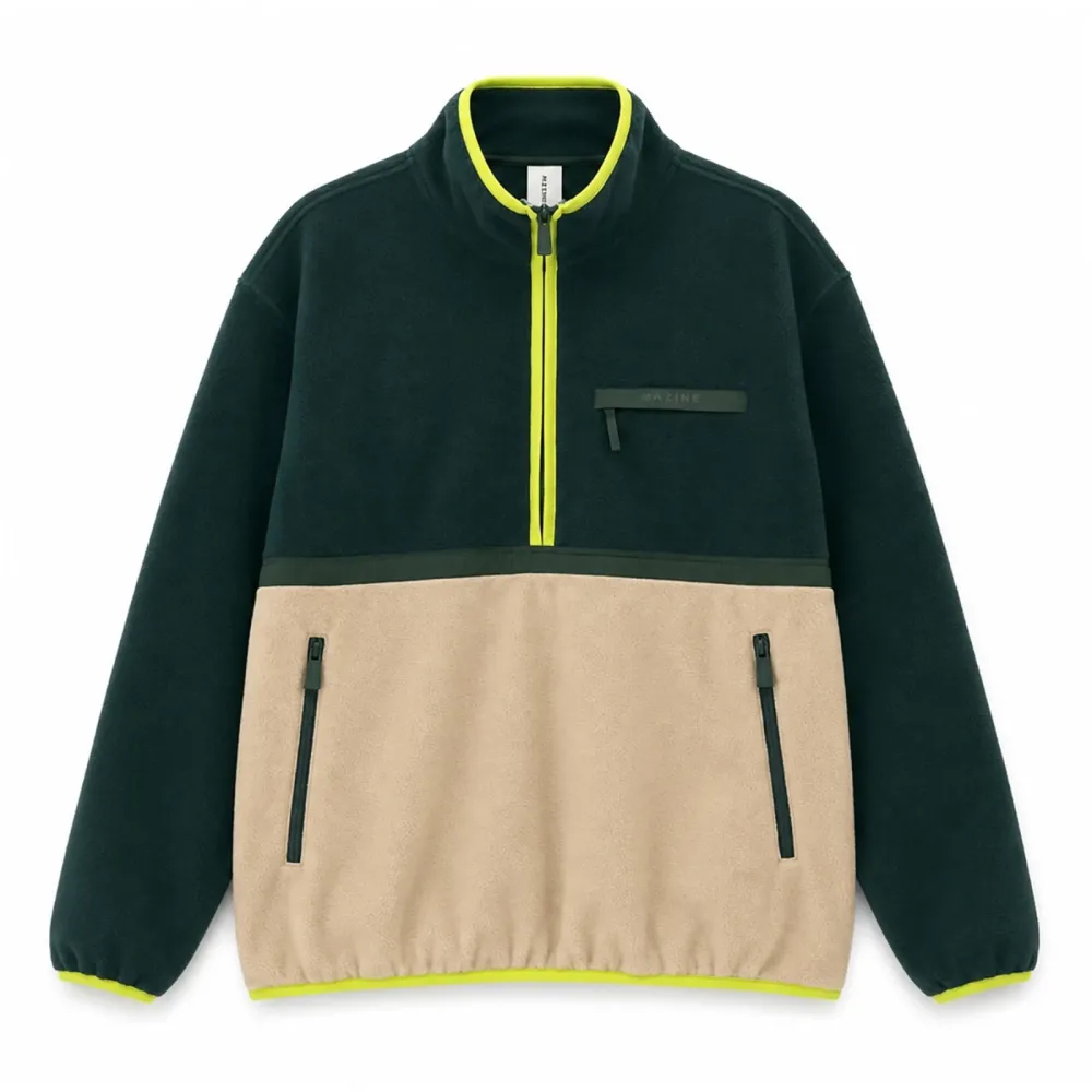Mazine Herren Color Block Half-Zip Pullover