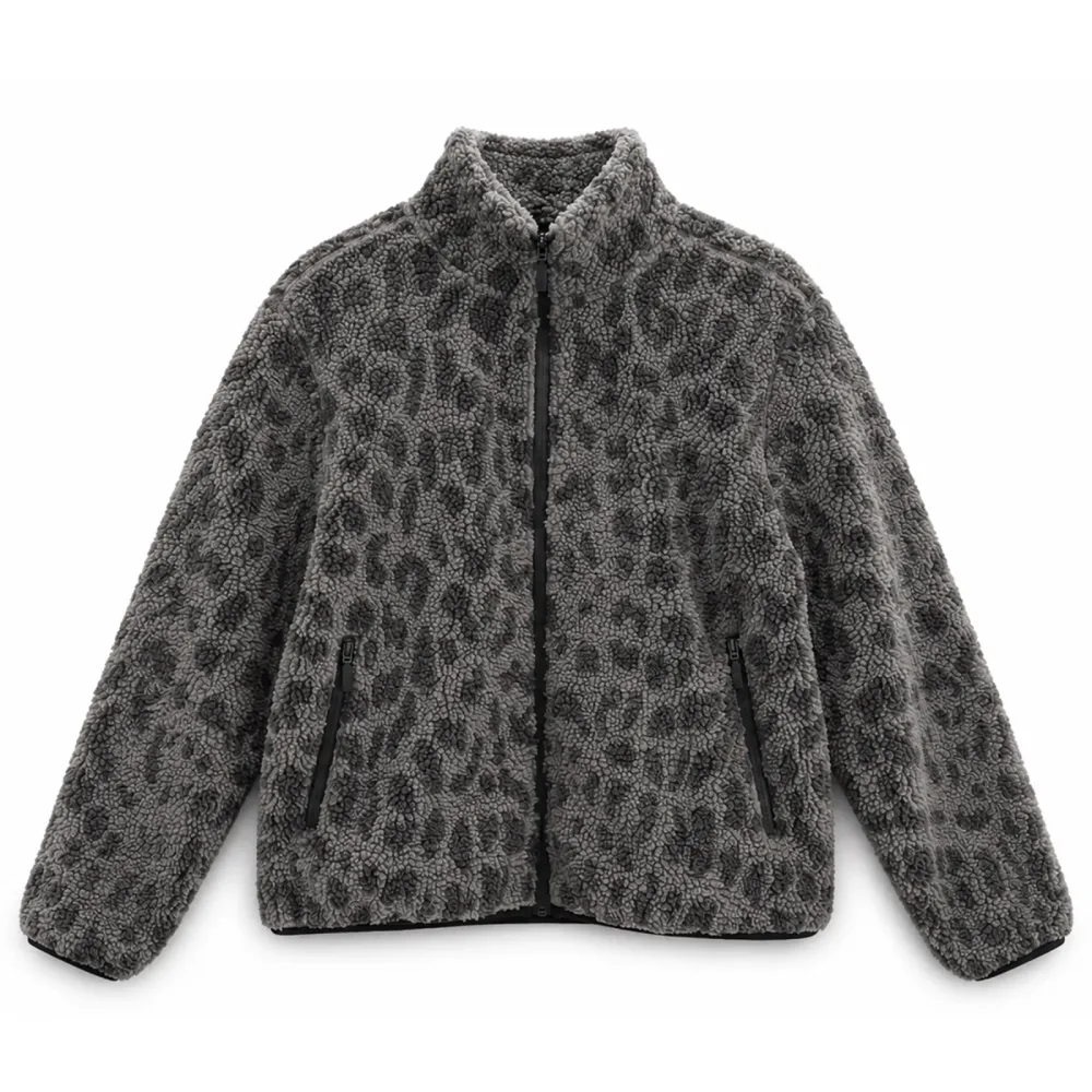 Mazine Damen Printed Sherpa Jacke