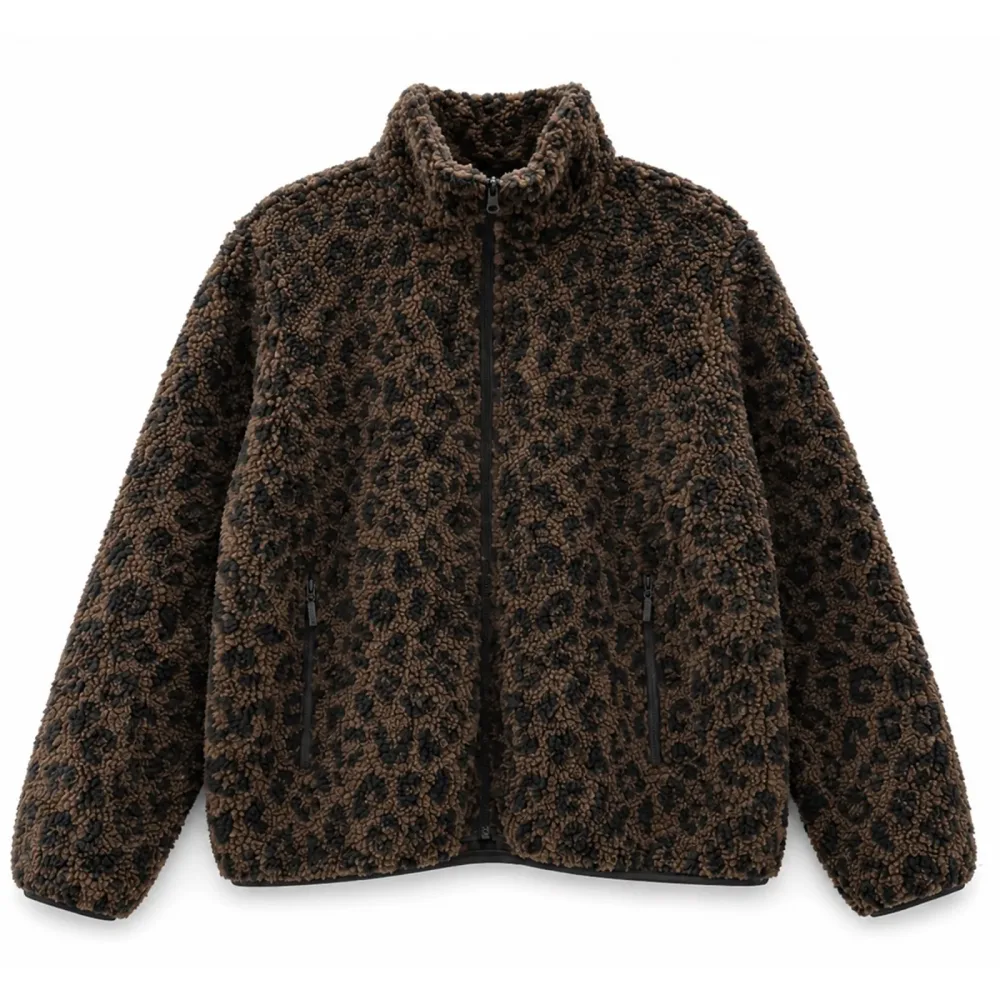 Mazine Damen Printed Sherpa Jacke