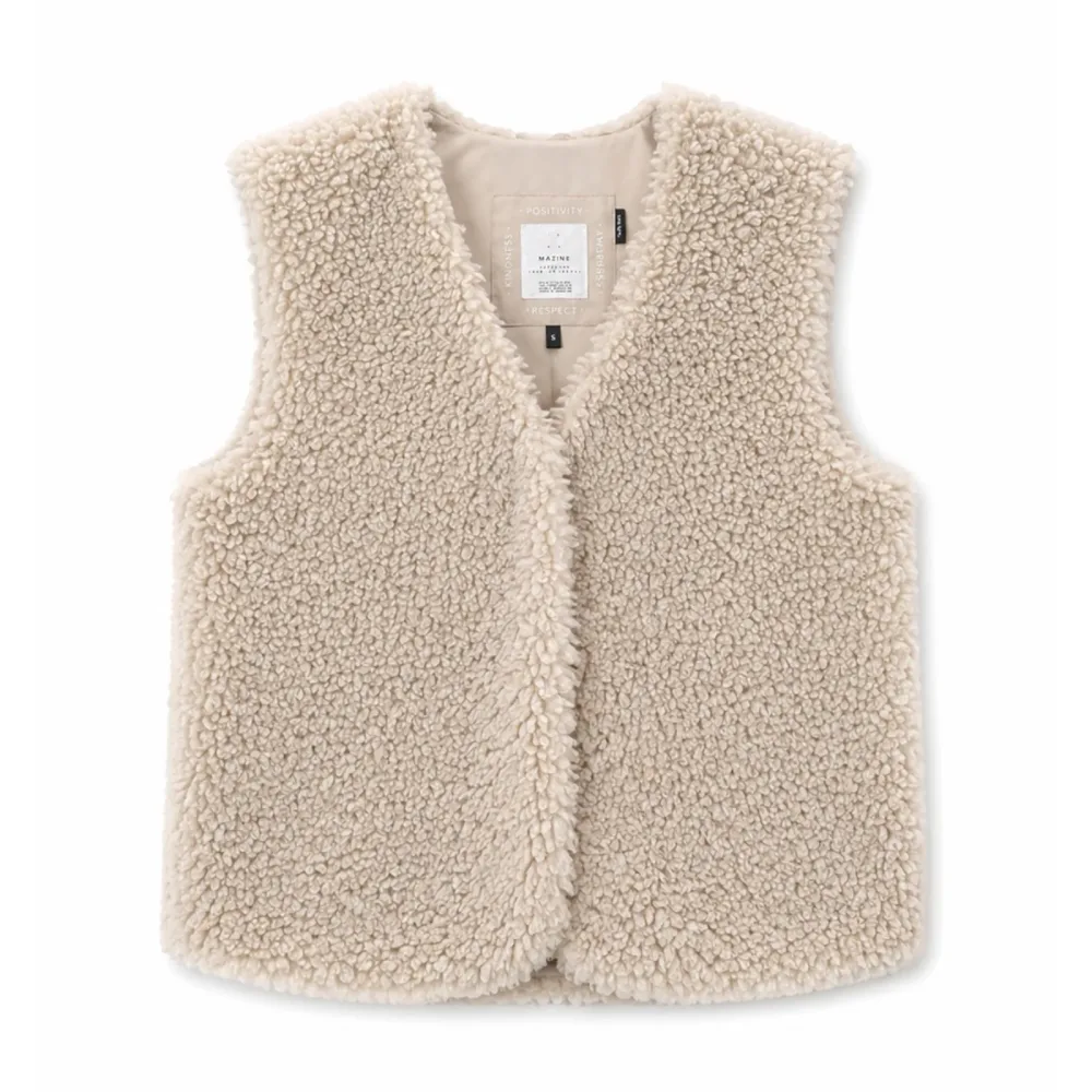 Mazine Damen Faux-Fur Weste