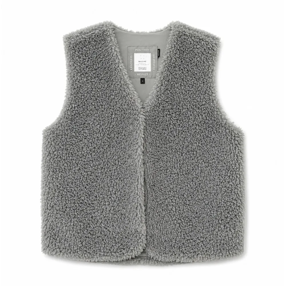 Mazine Damen Faux-Fur Weste