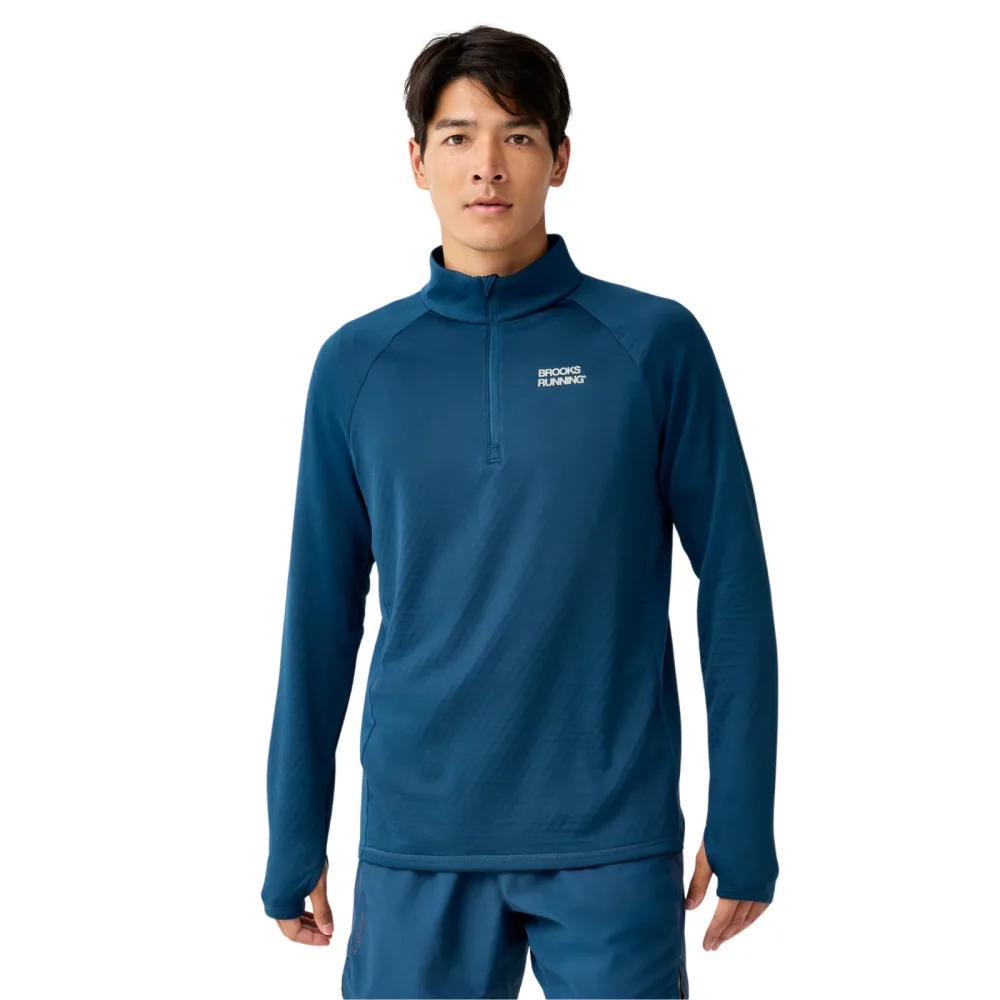 Brooks Herren Thermal Reflective 1/2 Zip Longsleeve