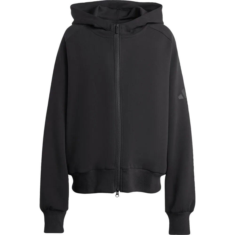 adidas Damen Soft Lux Zip Hoodie Jacke