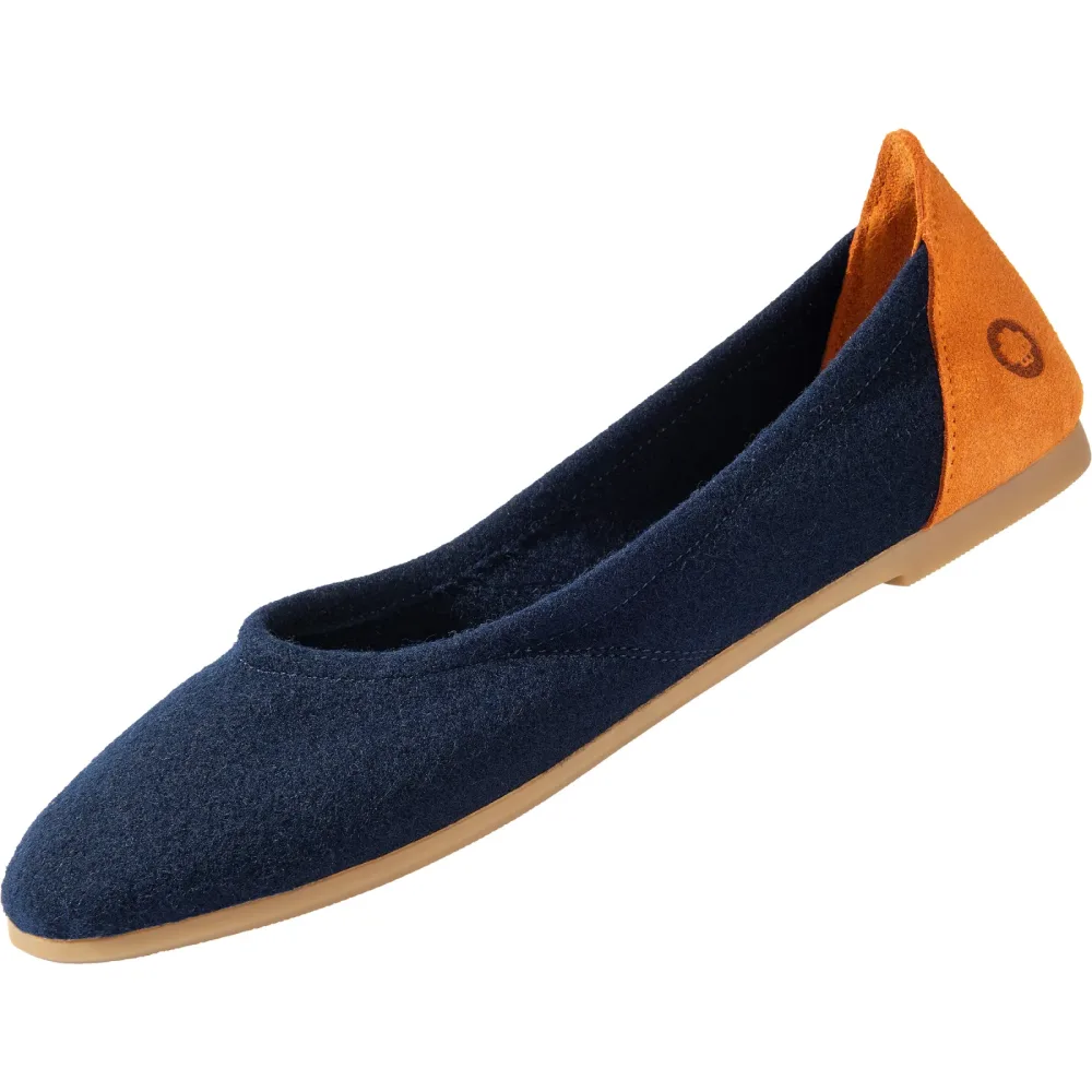 Baabuk Damen Wool Ballerina Schuhe